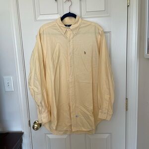 Ralph Lauren Blue Label Yellow Casual Button Down Shirt